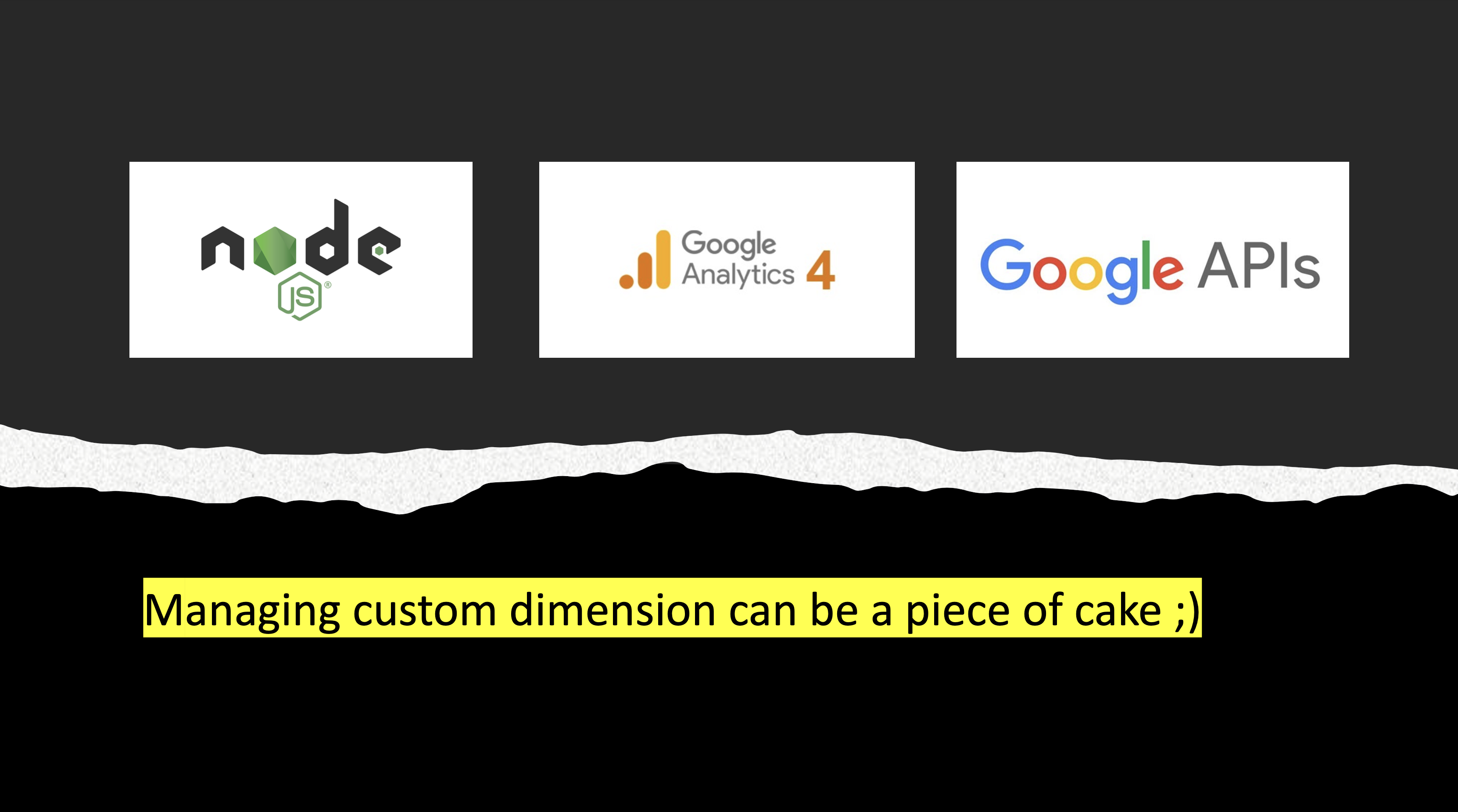 Step-by-step guide on how to use nodejs admin API to manage your custom dimension and metrics